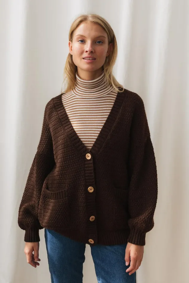 Women Knits Women 8211 Ballycastle 8211 Coffee TWOTHIRDS Knits