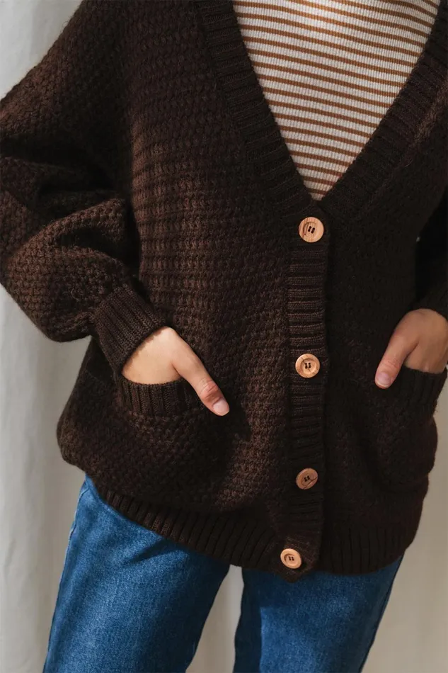 Women Knits Women 8211 Ballycastle 8211 Coffee TWOTHIRDS Knits