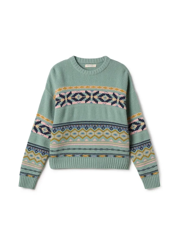Women Knits Women 8211 Nukuoro 8211 Dusty Aqua TWOTHIRDS Knits
