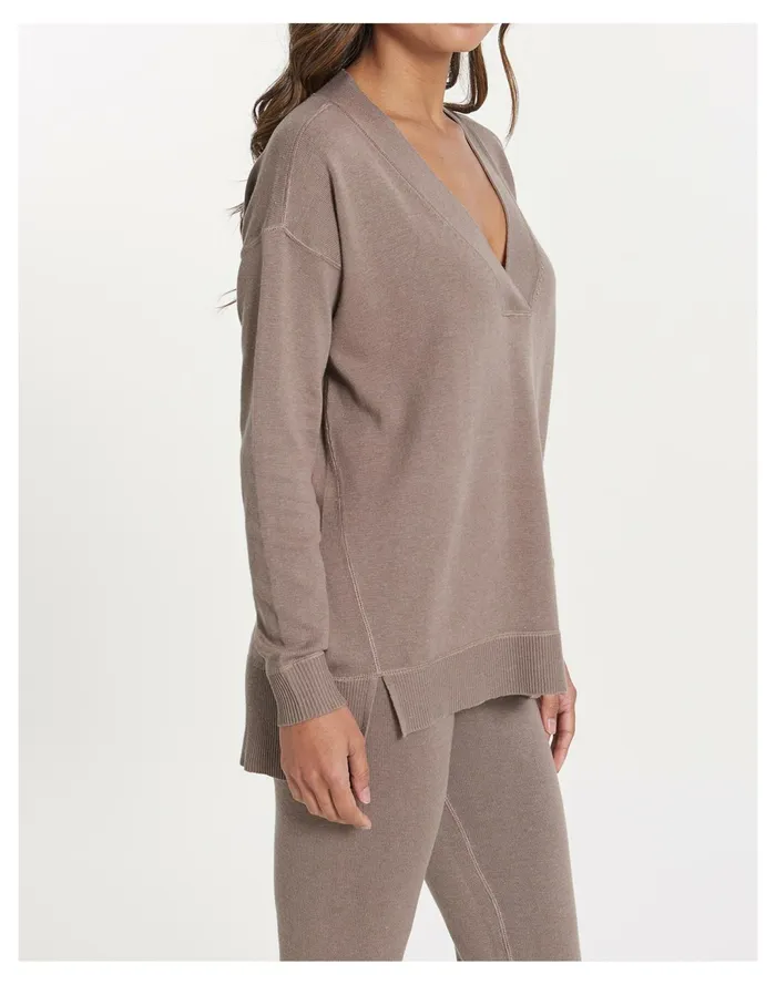 Women LEIMERE Vail V Neck Russet Madewell Pajamas Women LEIMERE Vail V Neck Russet Madewell Pajamas
