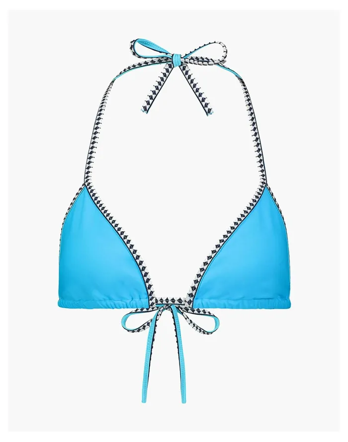 Women Lemlem Lena Triangle Top Turquoise Madewell Swim Women Lemlem Lena Triangle Top Turquoise Madewell Swim