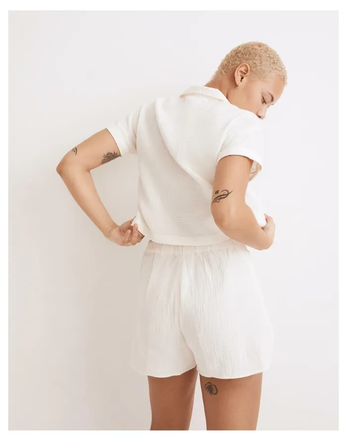 Women Lightestspun Cover Up Shorts Lighthouse Madewell Swim Women Lightestspun Cover Up Shorts Lighthouse Madewell Swim
