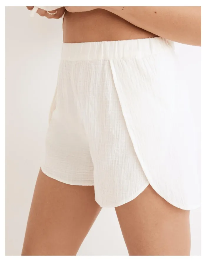 Women Lightestspun Cover Up Shorts Lighthouse Madewell Swim Women Lightestspun Cover Up Shorts Lighthouse Madewell Swim