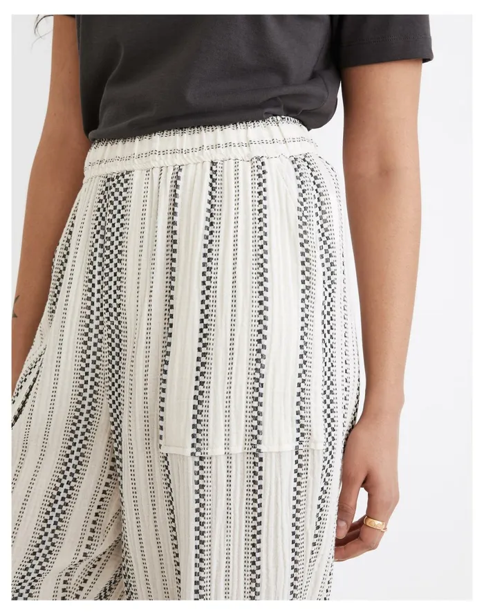 Women Lightspun Pull On Balloon Pants Antique Cream Madewell Pants Women Lightspun Pull On Balloon Pants Antique Cream Madewell Pants