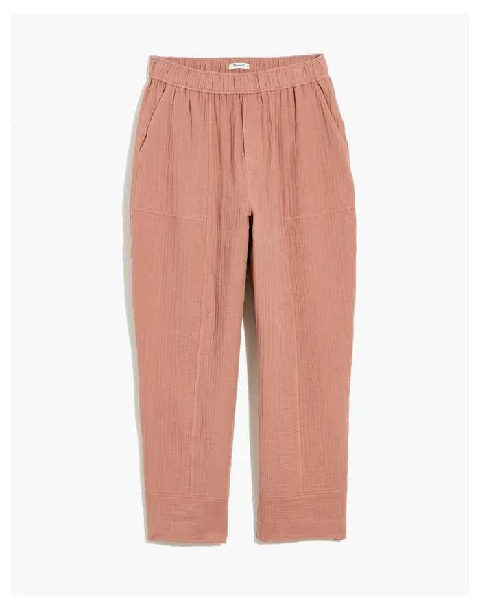 Women Lightspun Pull On Balloon Pants Faded Mauve Madewell Pants Women Lightspun Pull On Balloon Pants Faded Mauve Madewell Pants