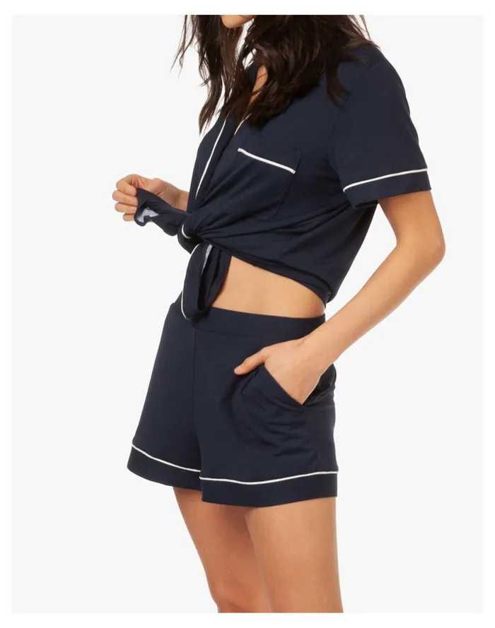 Women LIVELY The All Day Lounge Short Navy Madewell Pajamas Women LIVELY The All Day Lounge Short Navy Madewell Pajamas