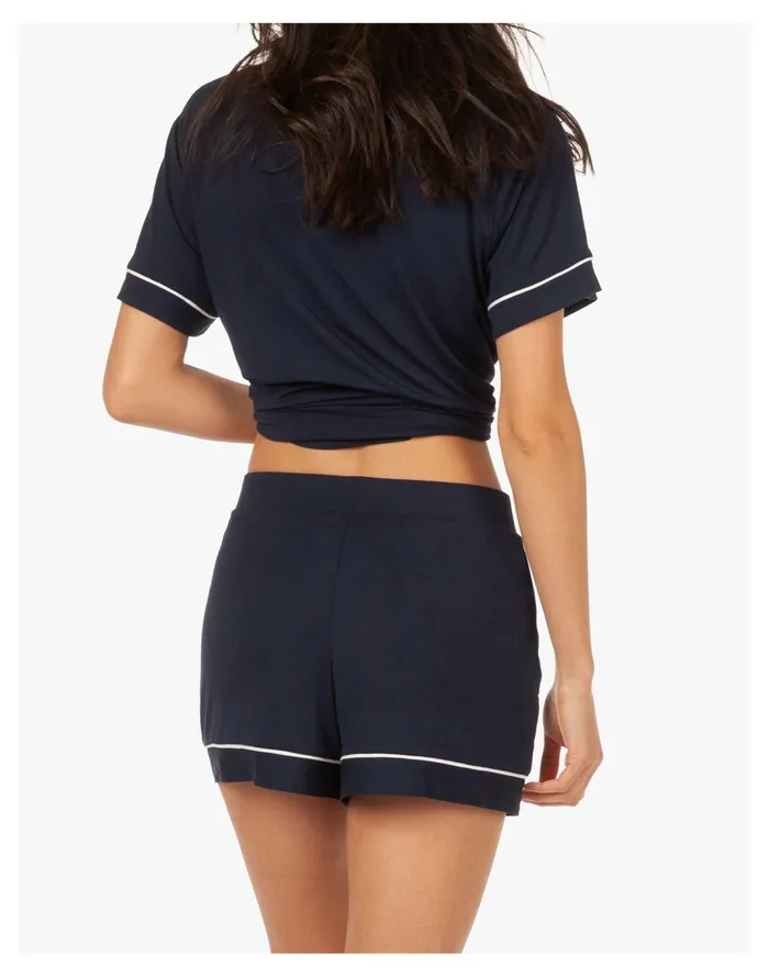 Women LIVELY The All Day Lounge Short Navy Madewell Pajamas Women LIVELY The All Day Lounge Short Navy Madewell Pajamas