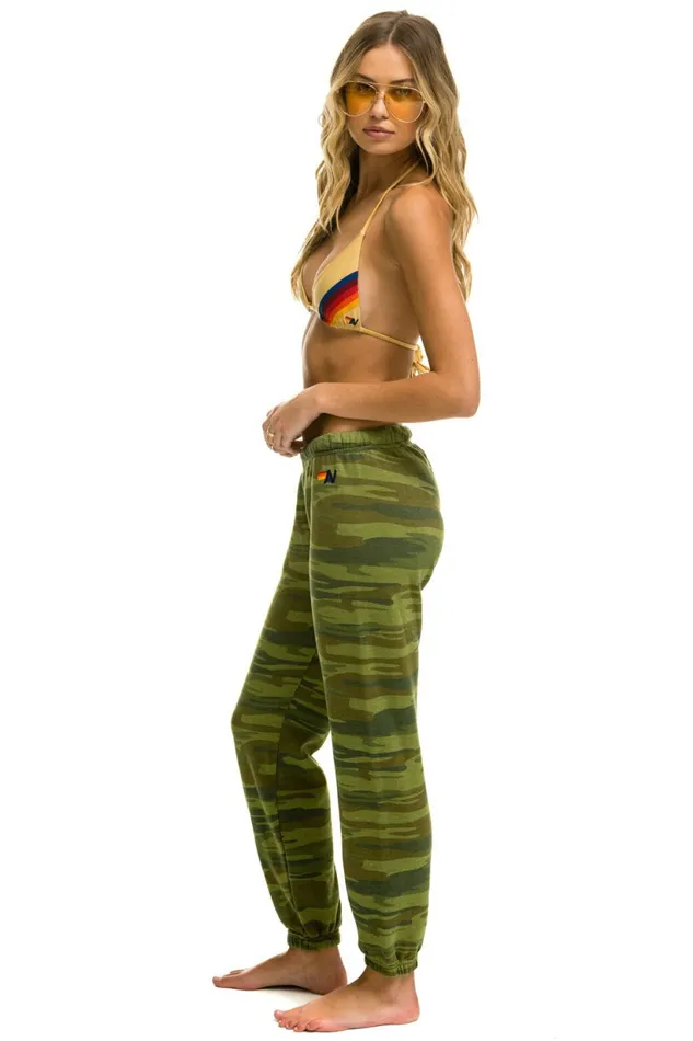 Women LOGO SWEATPANTS 8211 CAMO Aviator Nation Sweatpants Women LOGO SWEATPANTS 8211 CAMO Aviator Nation Sweatpants