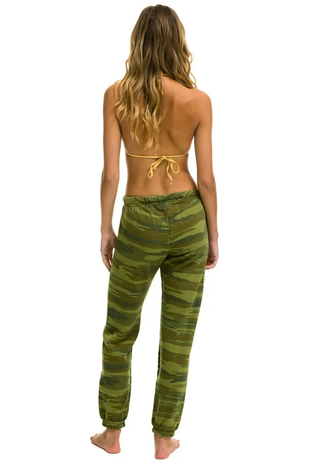 Women LOGO SWEATPANTS 8211 CAMO Aviator Nation Sweatpants Women LOGO SWEATPANTS 8211 CAMO Aviator Nation Sweatpants