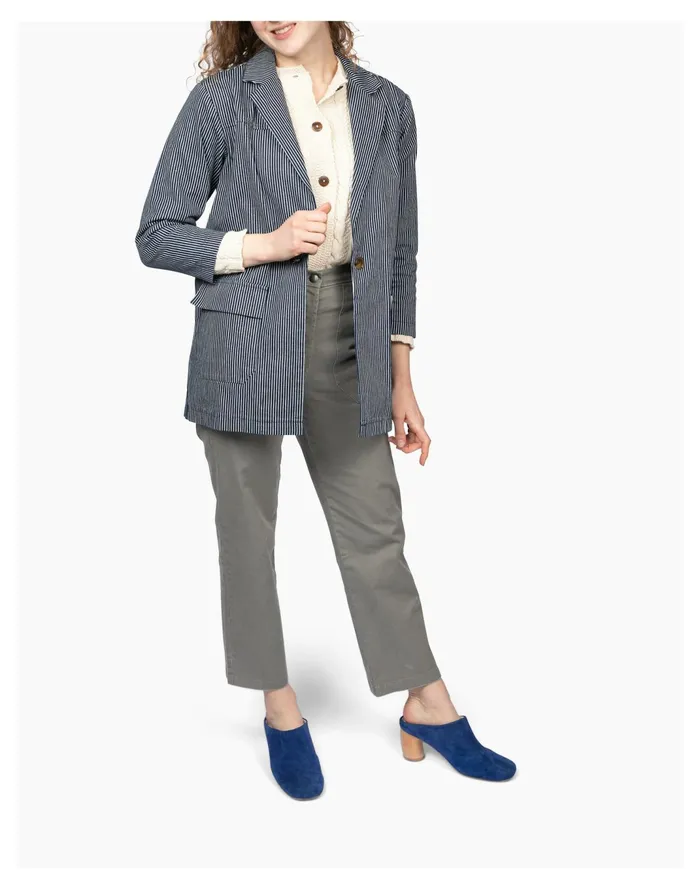 Women Loup Pablo Jacket Navy Madewell Jackets