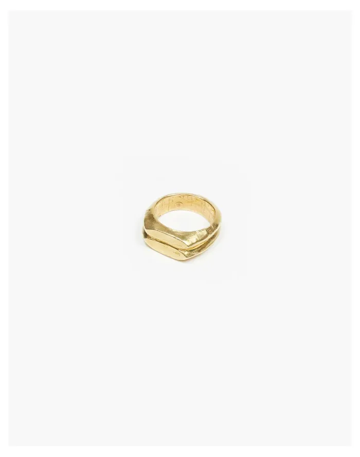 Women Mahnal Gianna Ring Brass Madewell Rings
