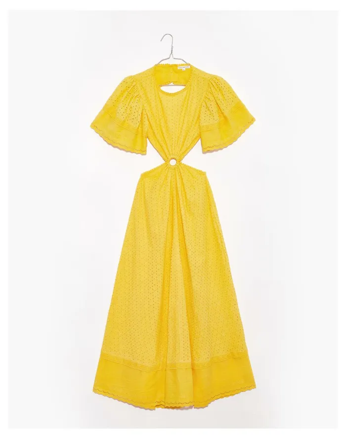 Women Maia Bergman CARO SUN DRESS Pale Chamois Madewell Dresses