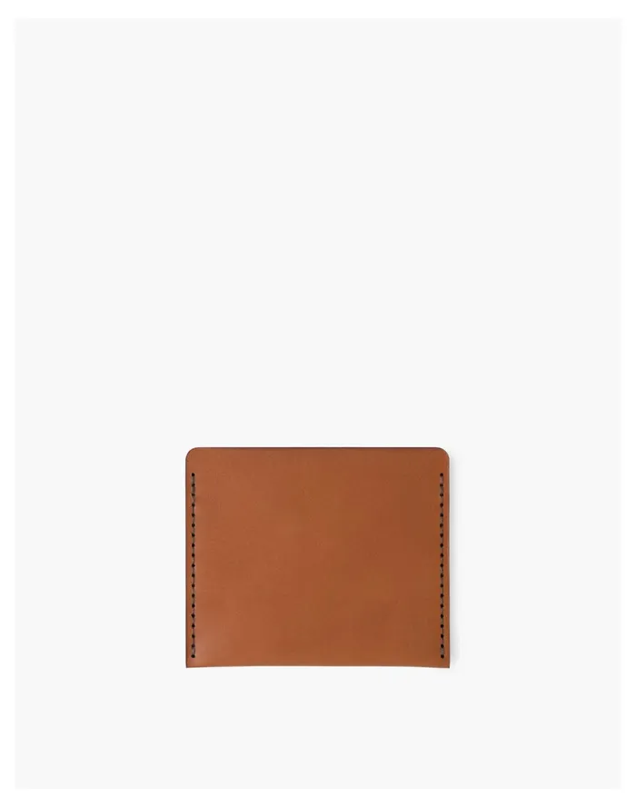 Women MAKR Leather Cascade Wallet Natural Madewell Pouches and Wallets