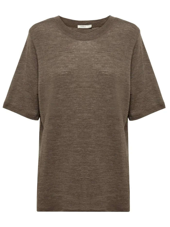 Women Marle 8211 Kenna Tee In Brown Brindle The UNDONE Tops