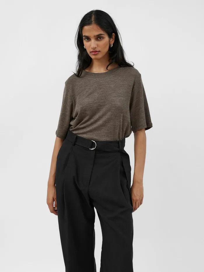 Women Marle 8211 Kenna Tee In Brown Brindle The UNDONE Tops