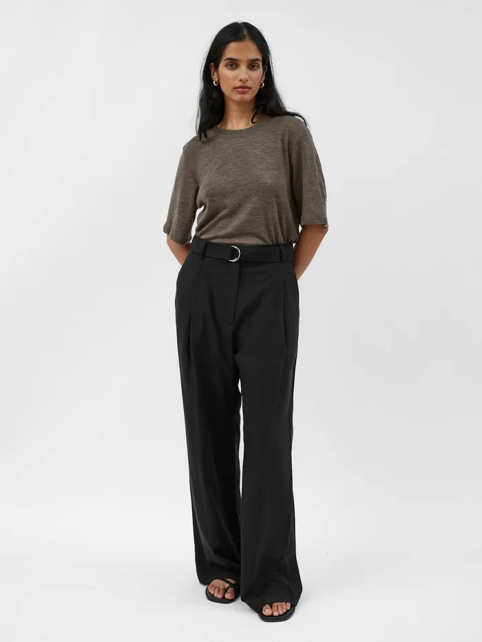 Women Marle 8211 Kenna Tee In Brown Brindle The UNDONE Tops