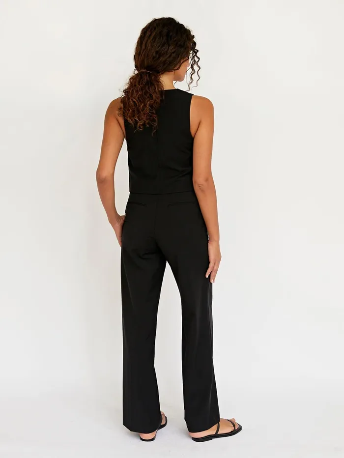 Women Matteau 8211 Tailored Waistcoat In Black The UNDONE Tops