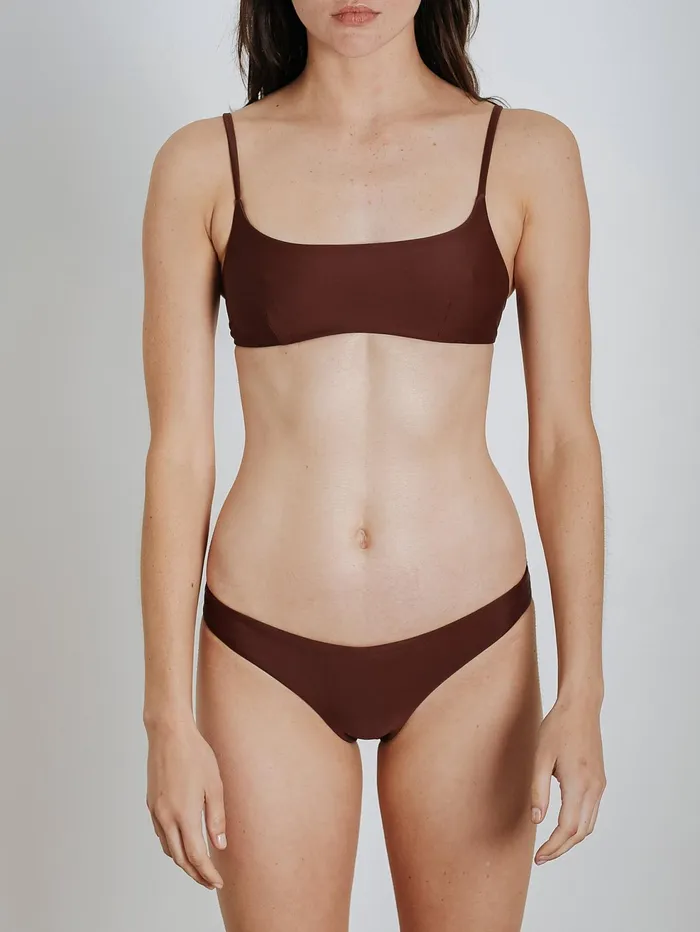 Women Matteau Swim 8211 Classic Bikini Brief In Brown The UNDONE Swimwear