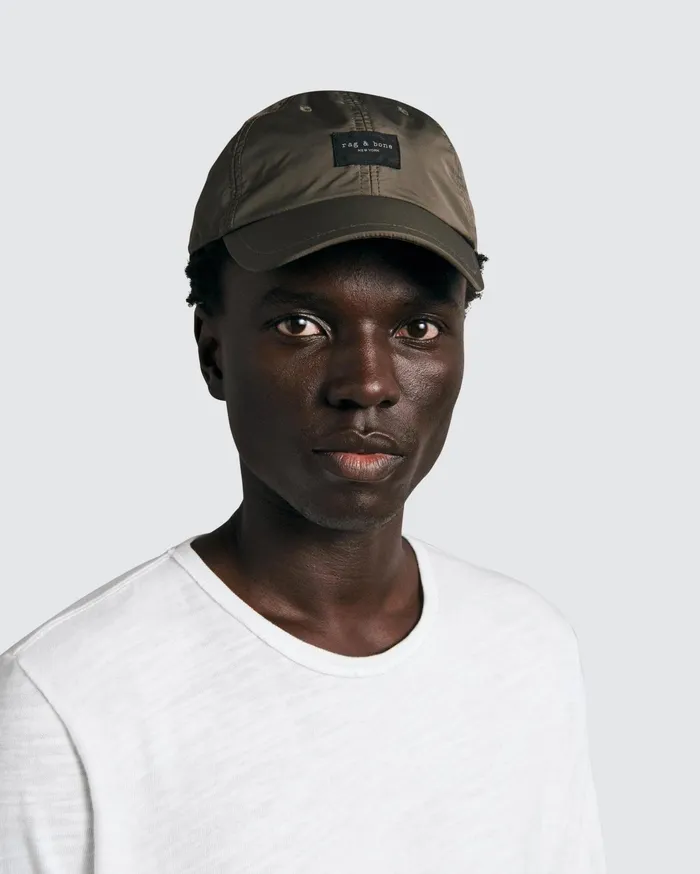 WomenMen Rag and Bone Hats Addison Baseball Cap Olive Night WomenMen Rag and Bone Hats Addison Baseball Cap Olive Night