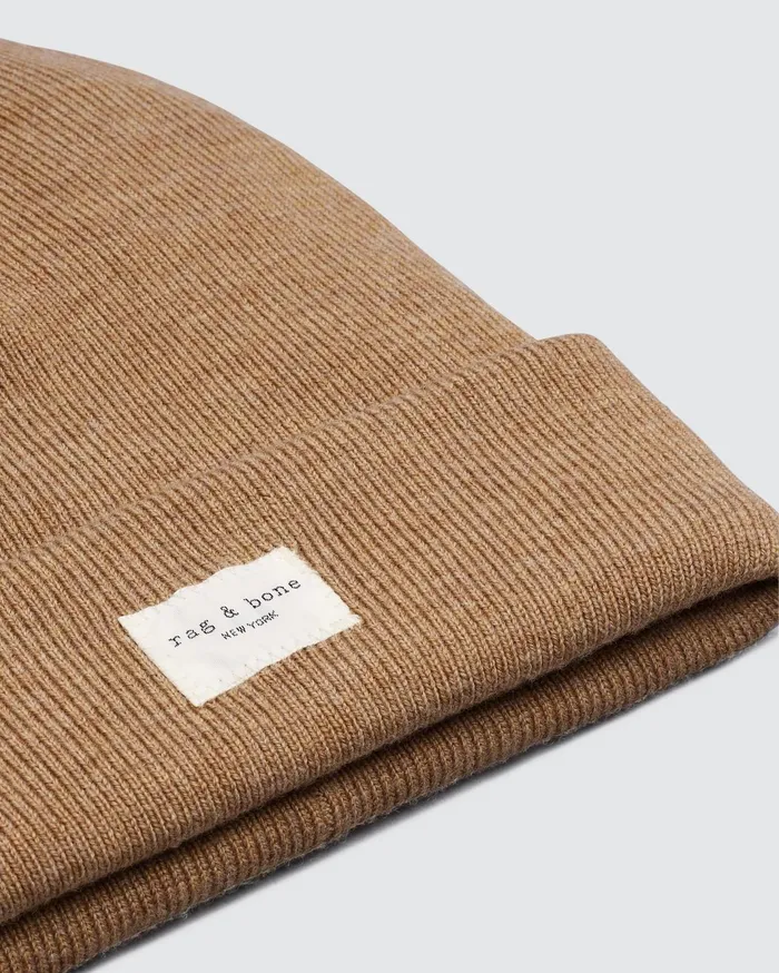 WomenMen Rag and Bone Hats Addison Beanie Camel WomenMen Rag and Bone Hats Addison Beanie Camel