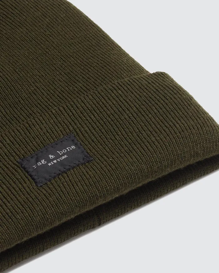 WomenMen Rag and Bone Hats Addison Beanie Olive WomenMen Rag and Bone Hats Addison Beanie Olive