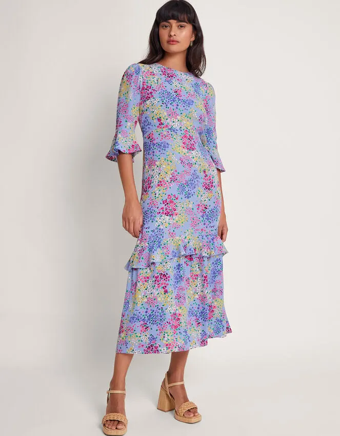Women Micola Ditsy Tea Dress Blue Monsoon Dresses