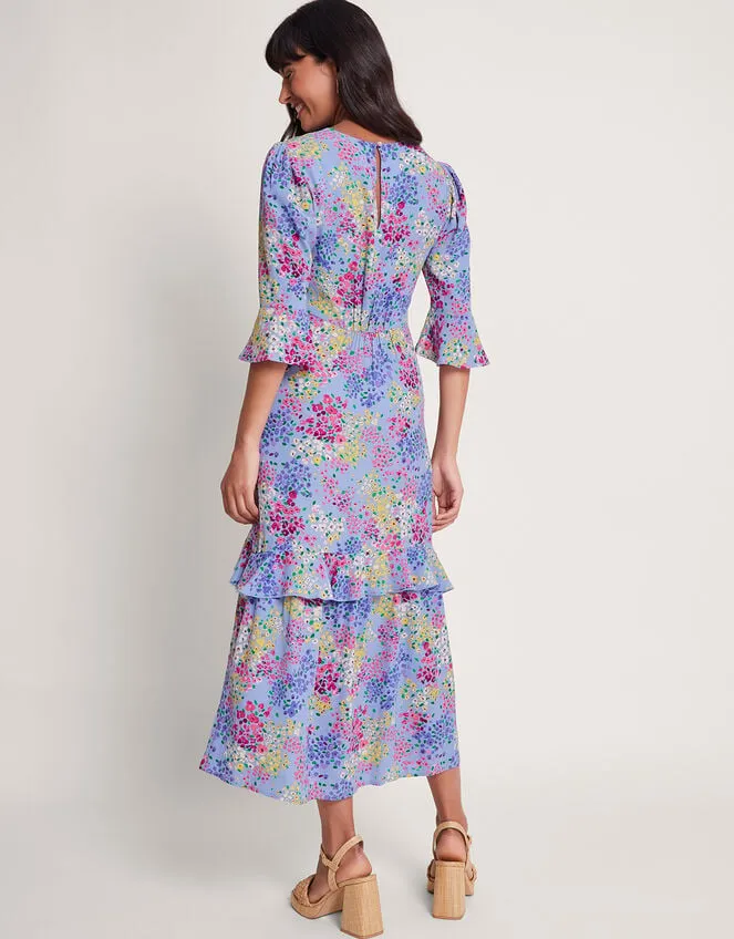 Women Micola Ditsy Tea Dress Blue Monsoon Dresses