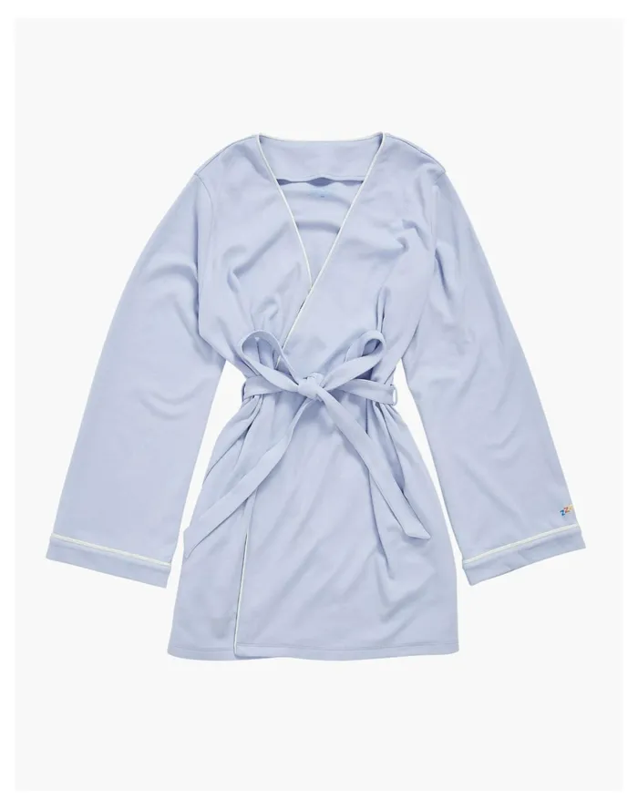 Women Morgan Lane NALA ROBE TWILIGHT Light Blue Madewell Pajamas Women Morgan Lane NALA ROBE TWILIGHT Light Blue Madewell Pajamas