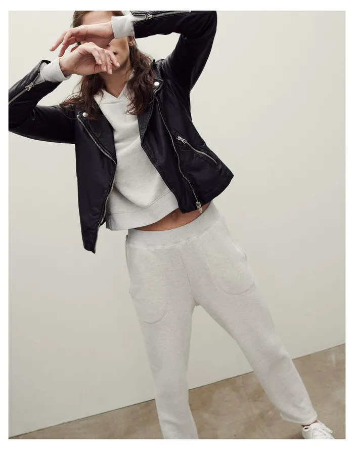 Women MWL Airyterry Hoodie Sweatshirt Hthr Lt Grey Madewell Sweatshirts and Sweatpants Women MWL Airyterry Hoodie Sweatshirt Hthr Lt Grey Madewell Sweatshirts and Sweatpants