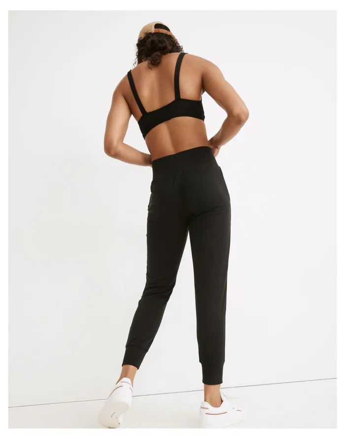 Women MWL Breeze Skinny Joggers True Black Madewell Pajamas Women MWL Breeze Skinny Joggers True Black Madewell Pajamas