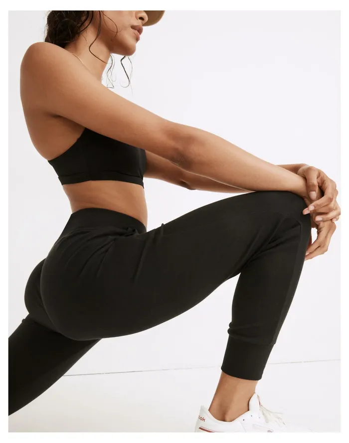 Women MWL Breeze Skinny Joggers True Black Madewell Pajamas Women MWL Breeze Skinny Joggers True Black Madewell Pajamas