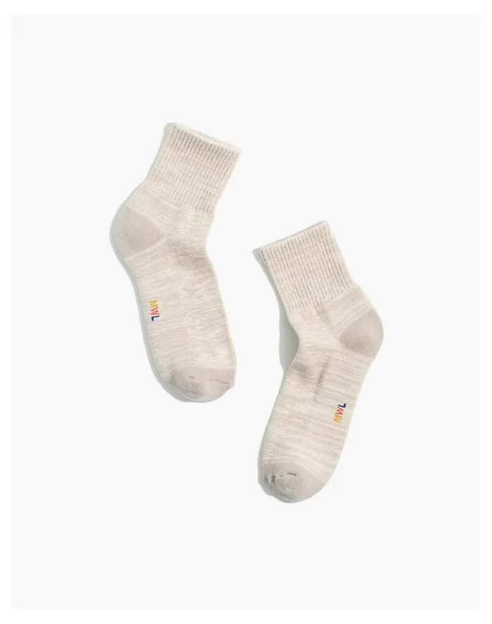 Women MWL Cloudlift Ankle Sneaker Socks Faraway Cloud Multi Madewell Socks