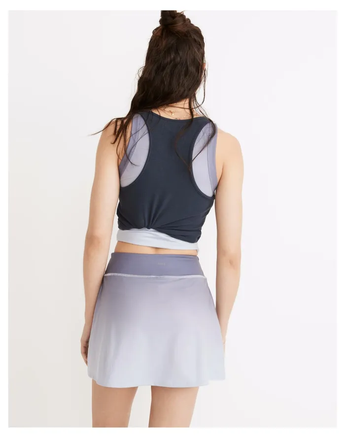 Women MWL Flex Fitness Skirt In Ombr Print Dusty Orchid Madewell Activewear Women MWL Flex Fitness Skirt In Ombr Print Dusty Orchid Madewell Activewear