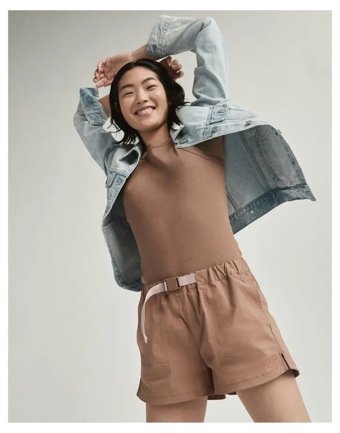 Women MWL Hiking Shorts Faded Earth Madewell Activewear Women MWL Hiking Shorts Faded Earth Madewell Activewear