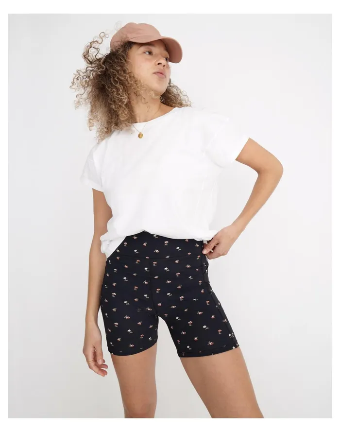 Women MWL Seamed Tee Eyelet White Madewell Activewear