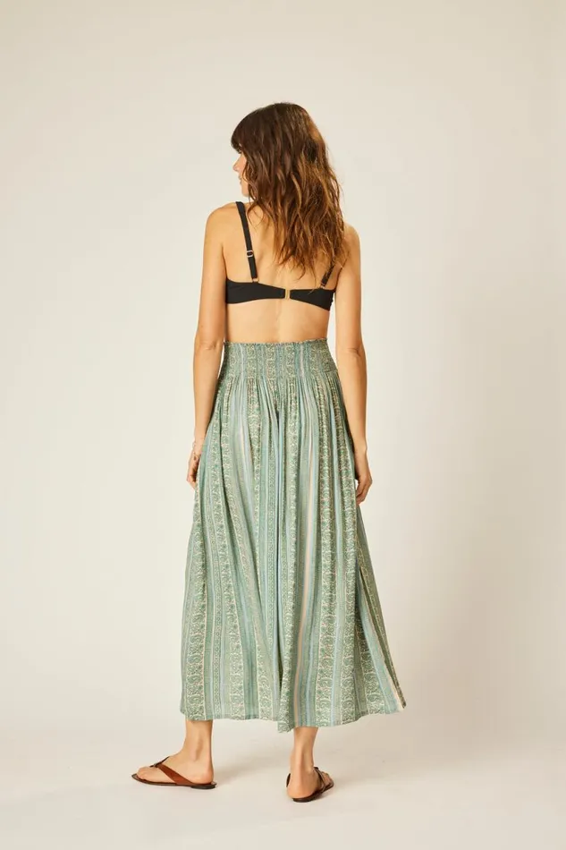 Women Natalie Martin Bottoms Bella Skirt Paisley Stripe Pool