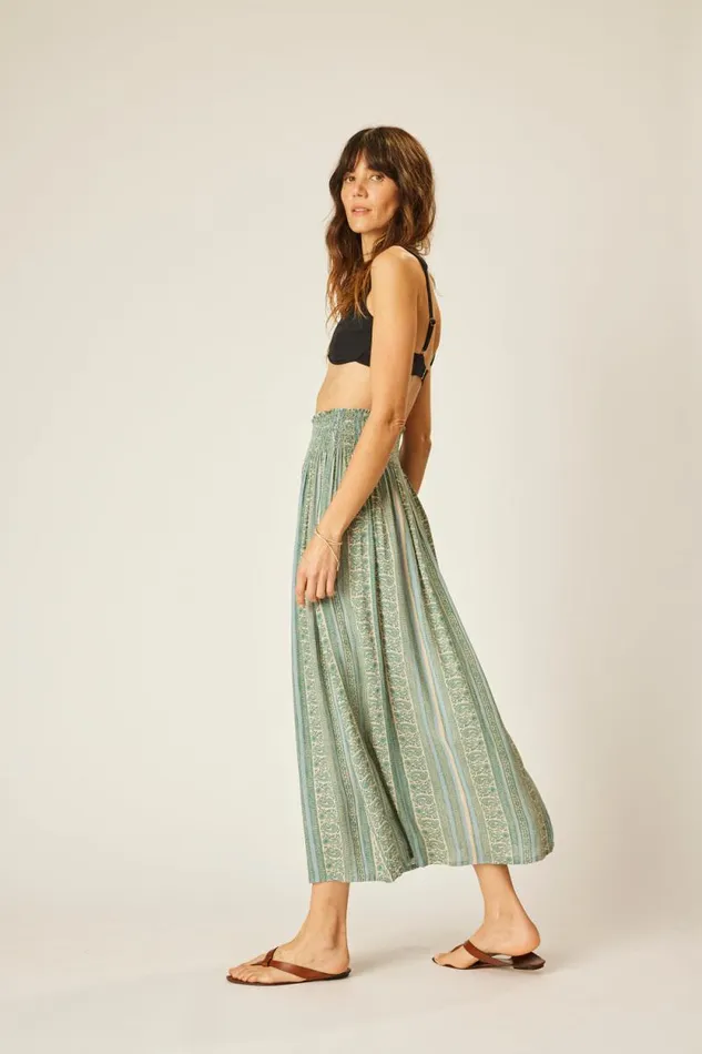 Women Natalie Martin Bottoms Bella Skirt Paisley Stripe Pool