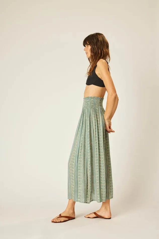 Women Natalie Martin Bottoms Bella Skirt Paisley Stripe Pool