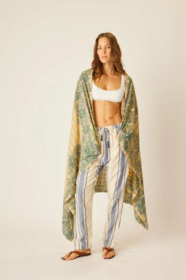 Women Natalie Martin Bottoms Bianca Pant French Stripe Blue