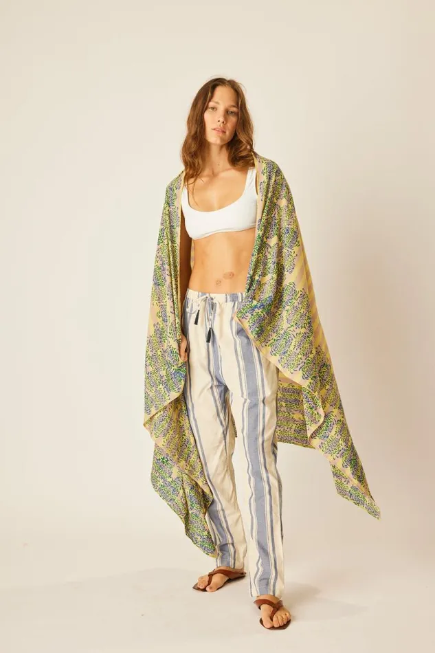 Women Natalie Martin Bottoms Bianca Pant French Stripe Blue