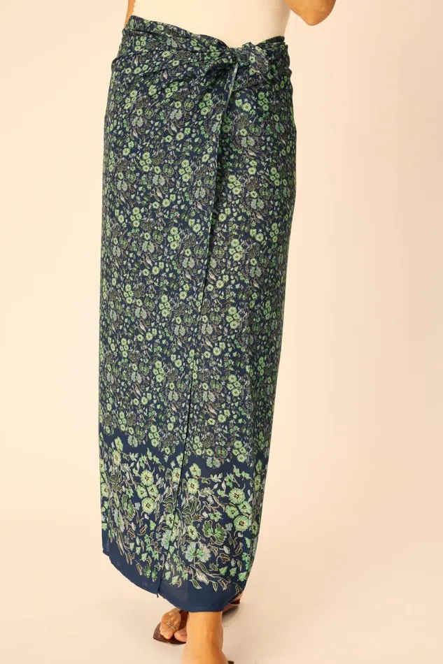 Women Natalie Martin Bottoms SarongScarf Petite Fleur Marine