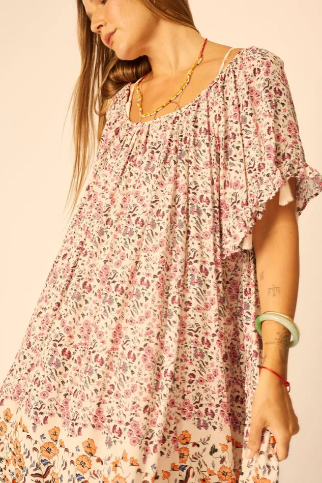 Women Natalie Martin Coverups Marina Dress Petite Fleur Rose