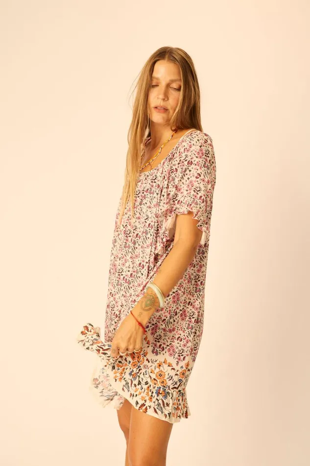 Women Natalie Martin Coverups Marina Dress Petite Fleur Rose