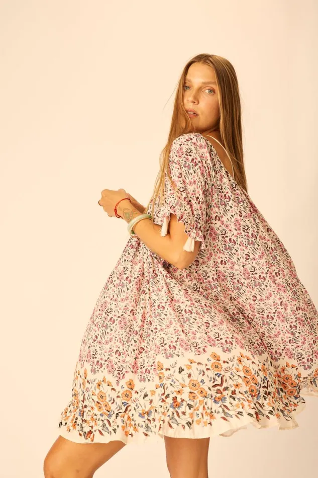 Women Natalie Martin Coverups Marina Dress Petite Fleur Rose