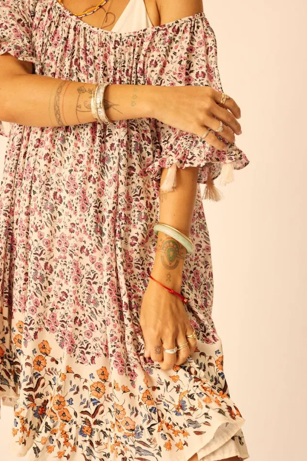Women Natalie Martin Coverups Marina Dress Petite Fleur Rose