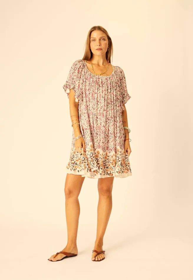 Women Natalie Martin Coverups Marina Dress Petite Fleur Rose