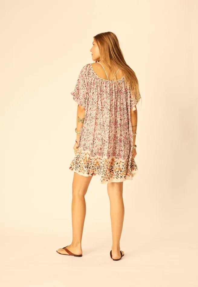 Women Natalie Martin Coverups Marina Dress Petite Fleur Rose