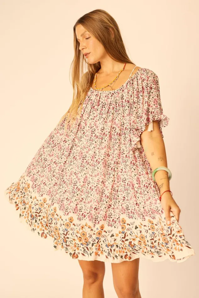 Women Natalie Martin Coverups Marina Dress Petite Fleur Rose