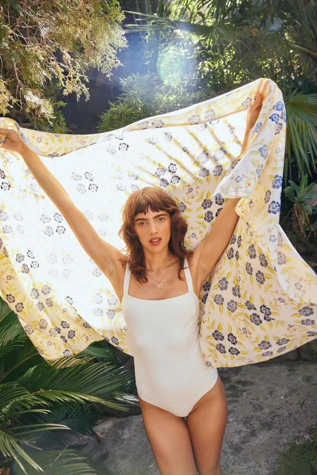 Women Natalie Martin Coverups Sarong Prairie Indigo