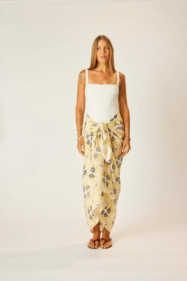 Women Natalie Martin Coverups Sarong Prairie Indigo